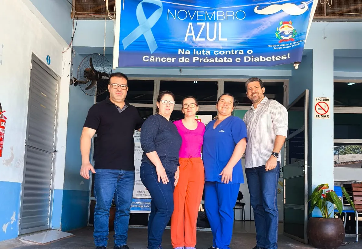 SECRETARIA DE SAÚDE PROMOVE AÇÃO PREVENTIVA ALUSIVA AO NOVEMBRO AZUL